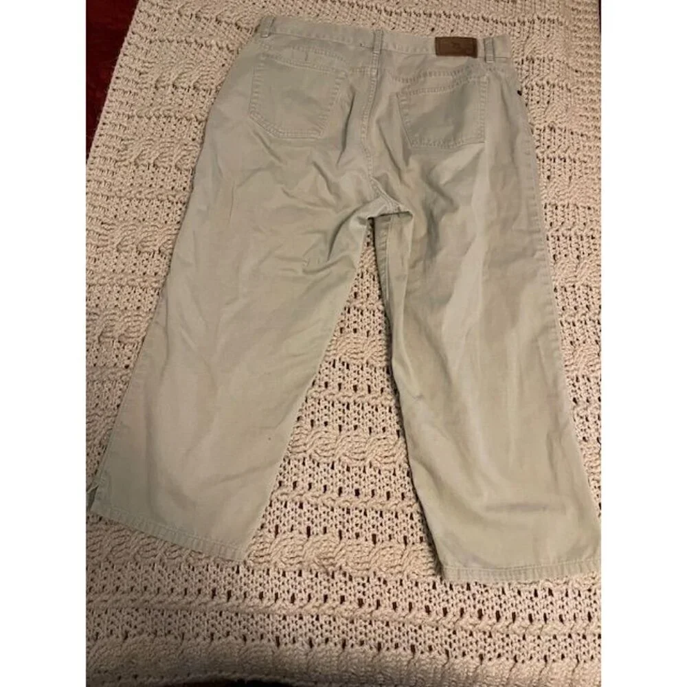 Lauren Jeans Co. Ralph Lauren Women's Beige Cotton‎ Pants Size 10